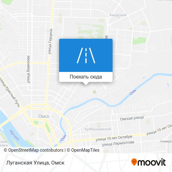 Карта Луганская Улица
