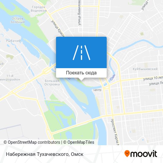 Карта Набережная Тухачевского