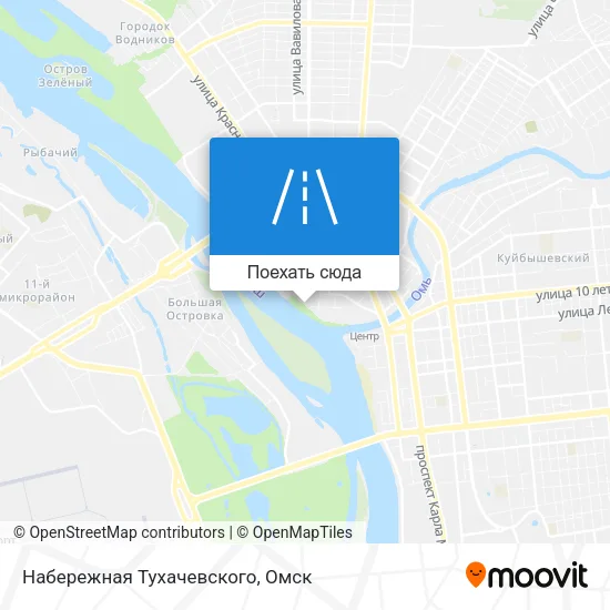 Карта Набережная Тухачевского
