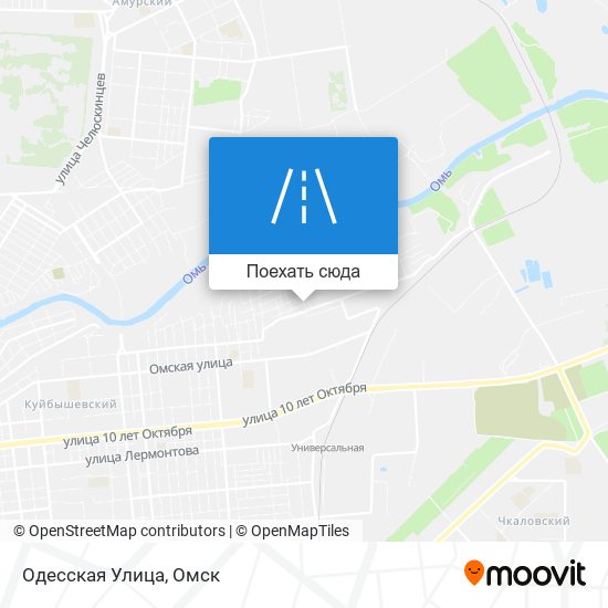 Карта Одесская Улица