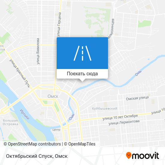 Карта Октябрьский Спуск