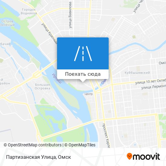 Карта Партизанская Улица