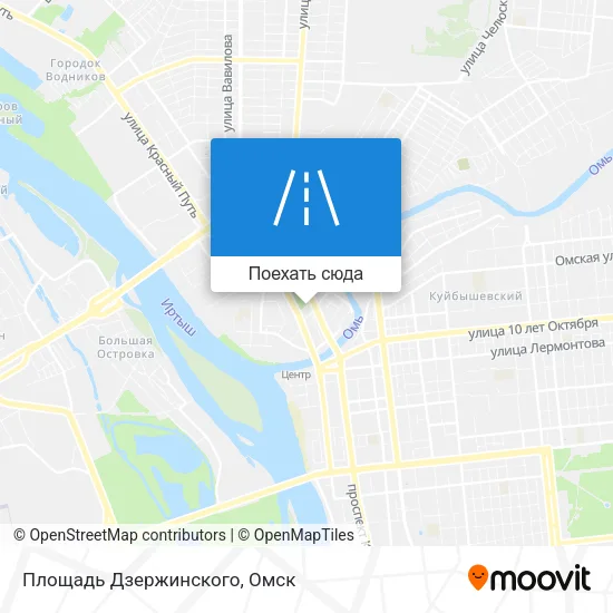 Карта Площадь Дзержинского