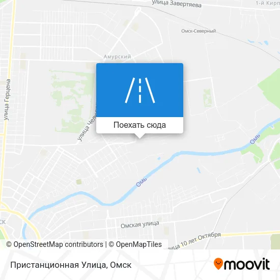 Карта Пристанционная Улица