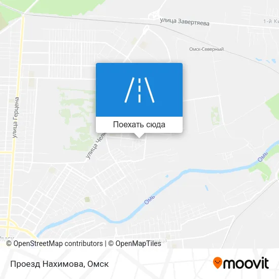 Карта Проезд Нахимова