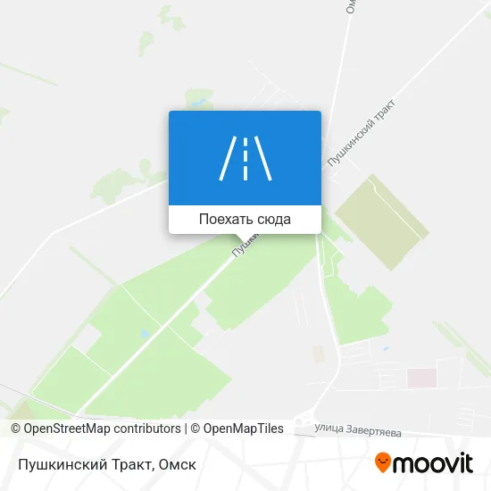 Карта Пушкинский Тракт