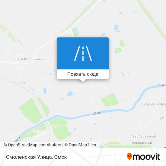 Карта Смоленская Улица