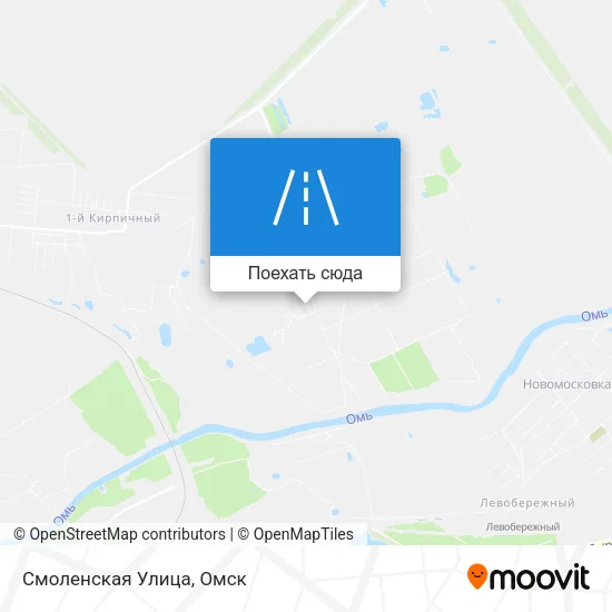 Карта Смоленская Улица