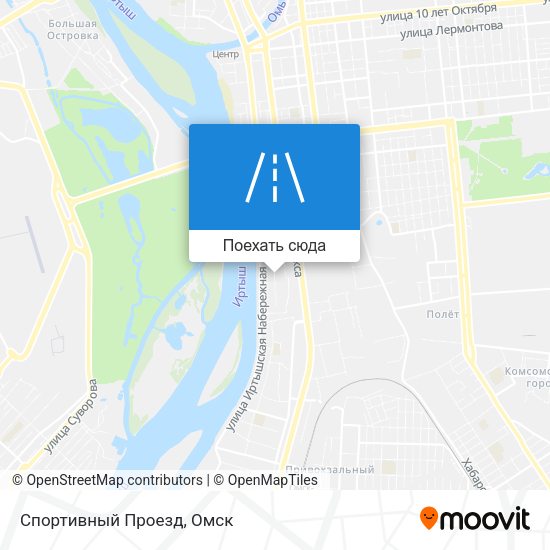 Карта Спортивный Проезд