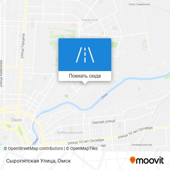 Карта Сыропятская Улица