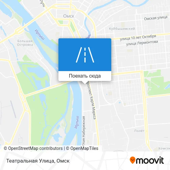 Карта Театральная Улица