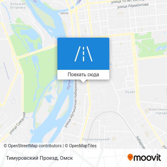 Карта Тимуровский Проезд