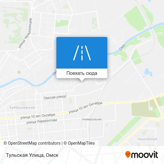 Карта Тульская Улица