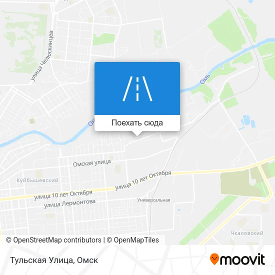 Карта Тульская Улица