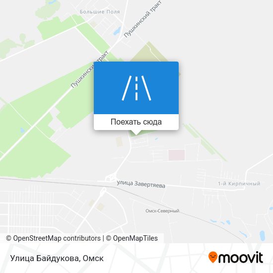 Карта Улица Байдукова