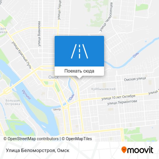Карта Улица Беломорстроя