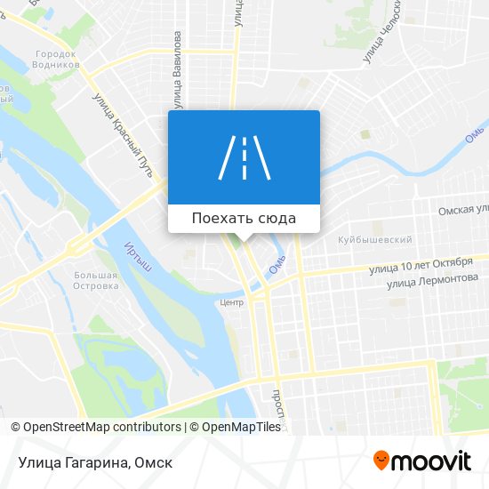 Карта Улица Гагарина