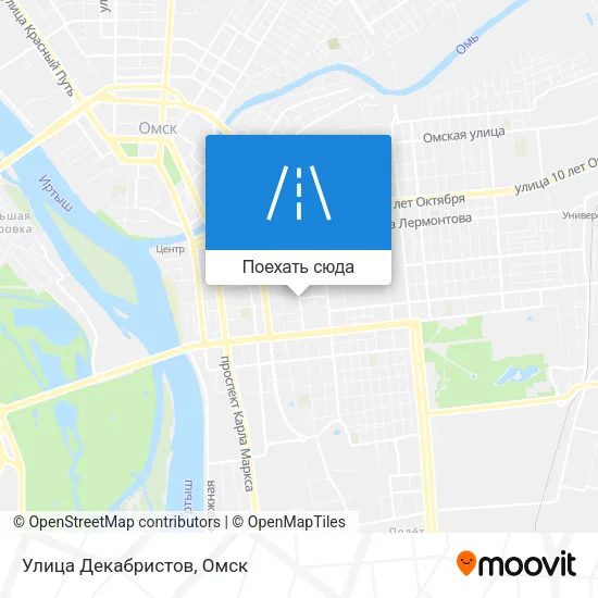 Карта Улица Декабристов