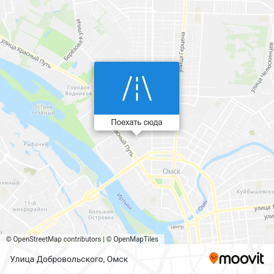 Карта Улица Добровольского