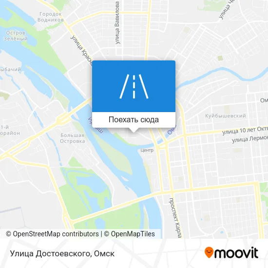 Карта Улица Достоевского