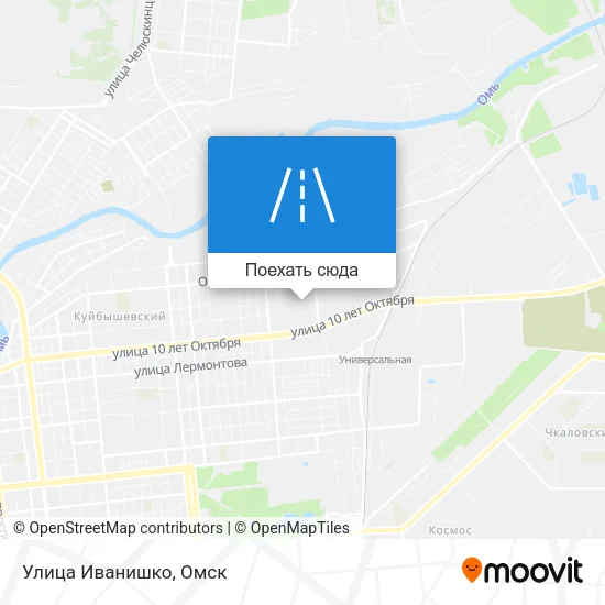 Карта Улица Иванишко