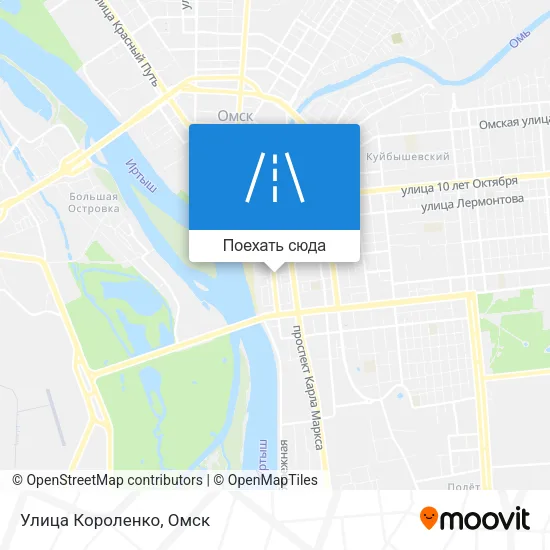 Карта Улица Короленко