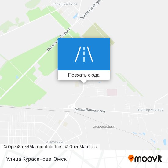 Карта Улица Курасанова
