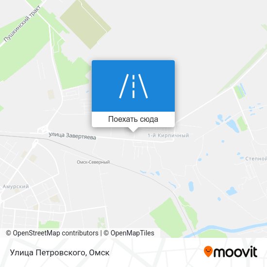 Карта Улица Петровского