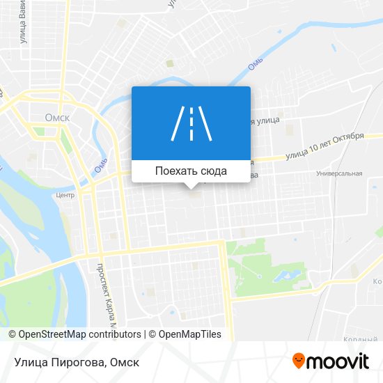 Карта Улица Пирогова