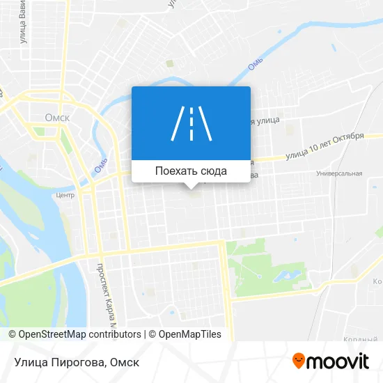 Карта Улица Пирогова