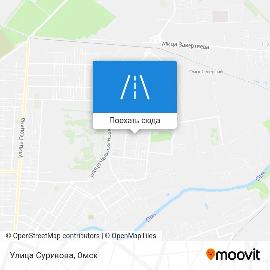 Карта Улица Сурикова