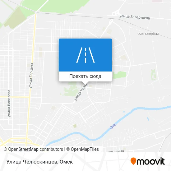 Карта Улица Челюскинцев
