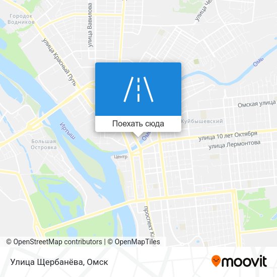 Карта Улица Щербанёва