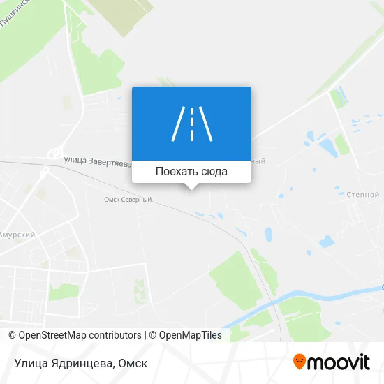Карта Улица Ядринцева