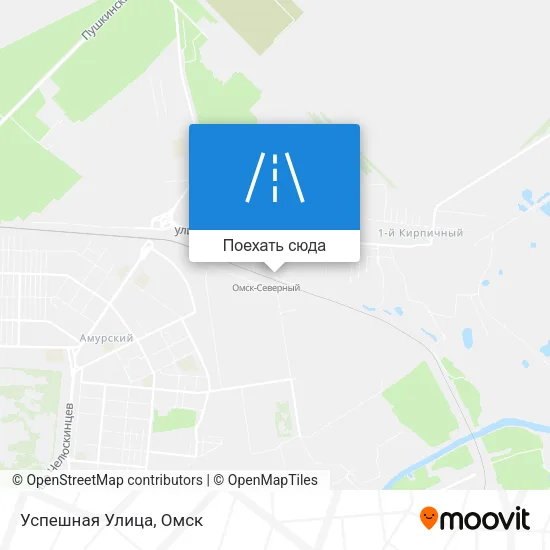 Карта Успешная Улица