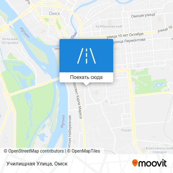 Карта Училищная Улица