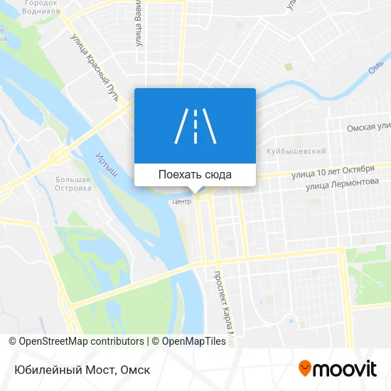 Карта Юбилейный Мост