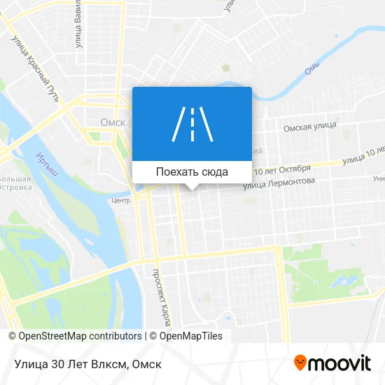 Карта Улица 30 Лет Влксм