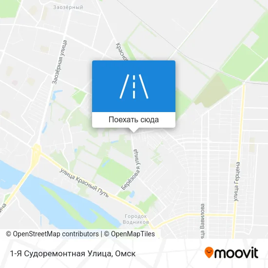 Карта 1-Я Судоремонтная Улица