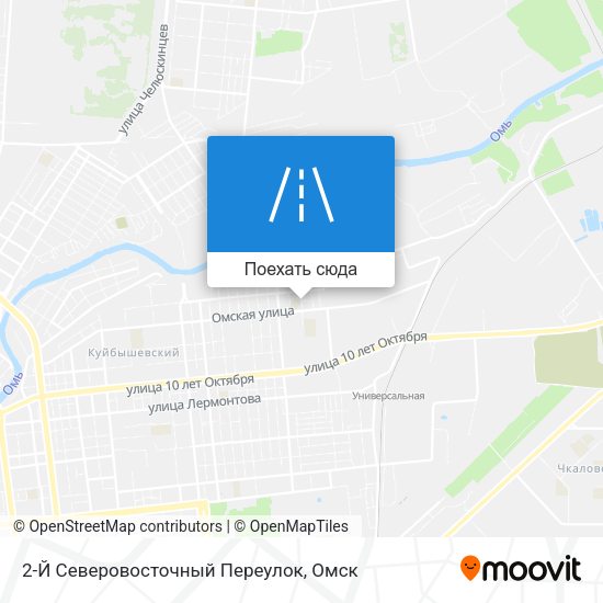 Карта 2-Й Северовосточный Переулок