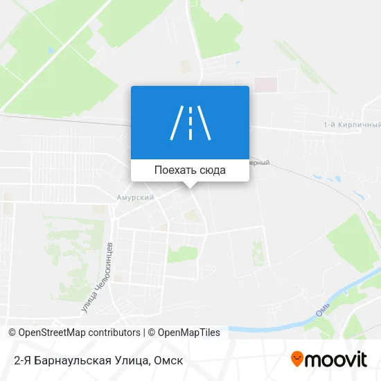 Карта 2-Я Барнаульская Улица
