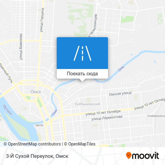 Карта 3-Й Сухой Переулок
