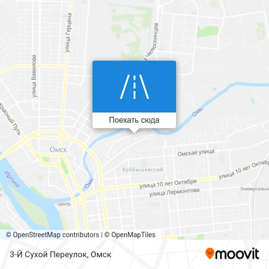 Карта 3-Й Сухой Переулок
