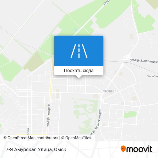 Карта 7-Я Амурская Улица