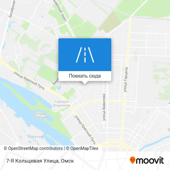 Карта 7-Я Кольцевая Улица