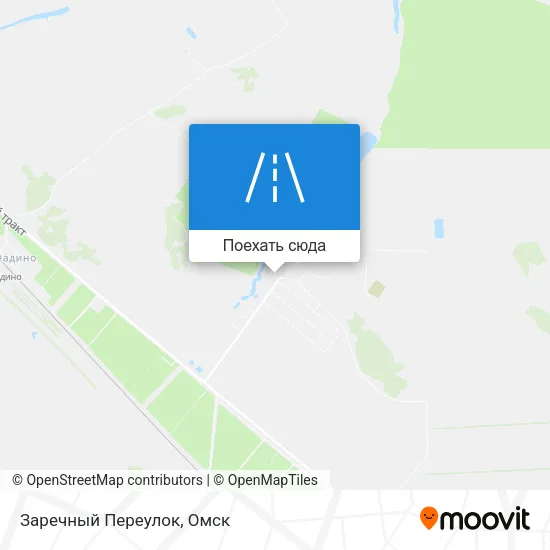 Карта Заречный Переулок