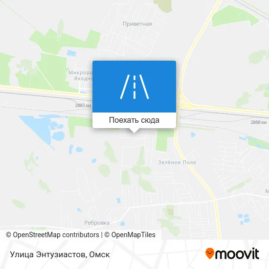 Карта Улица Энтузиастов