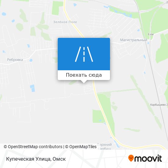 Карта Купеческая Улица