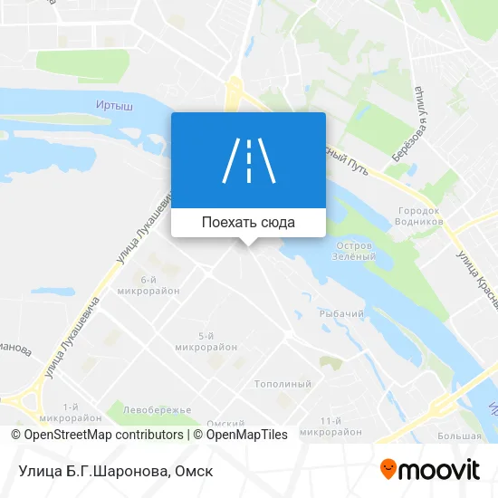 Карта Улица Б.Г.Шаронова