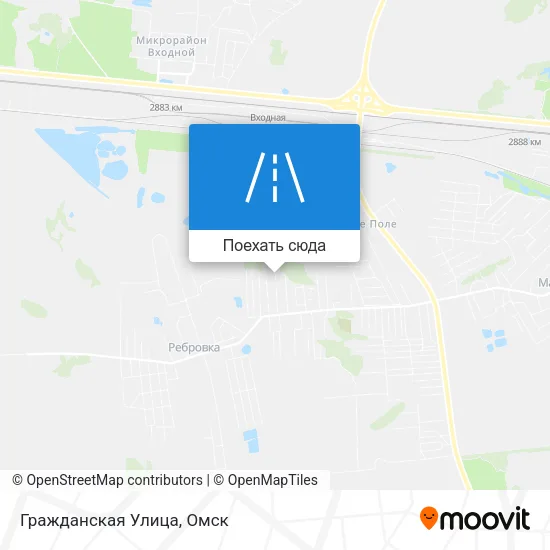 Карта Гражданская Улица